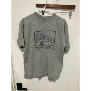 Tengboche Monastery Nepal Vintage T-Shirt, Gray, Size 48 (XL)